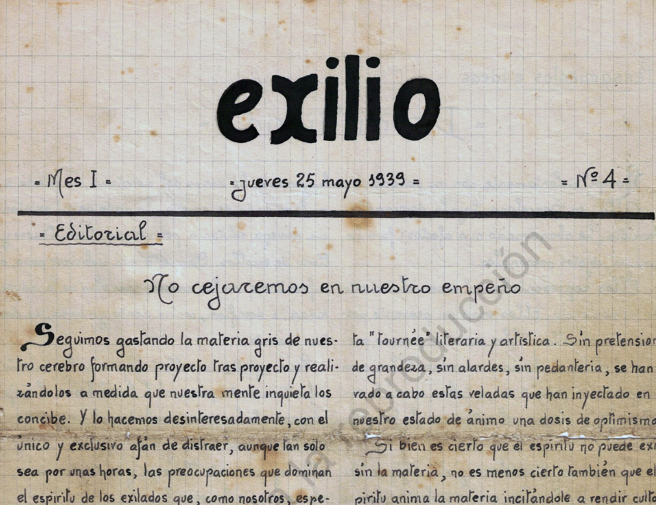 Revista exilio