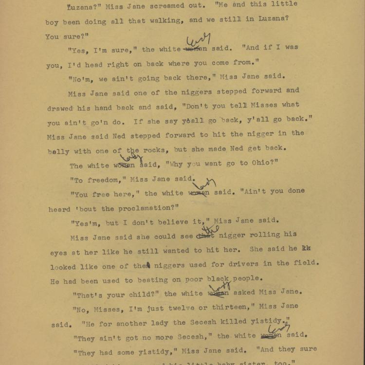 Keys to the Archive: Miss Jane Pittman