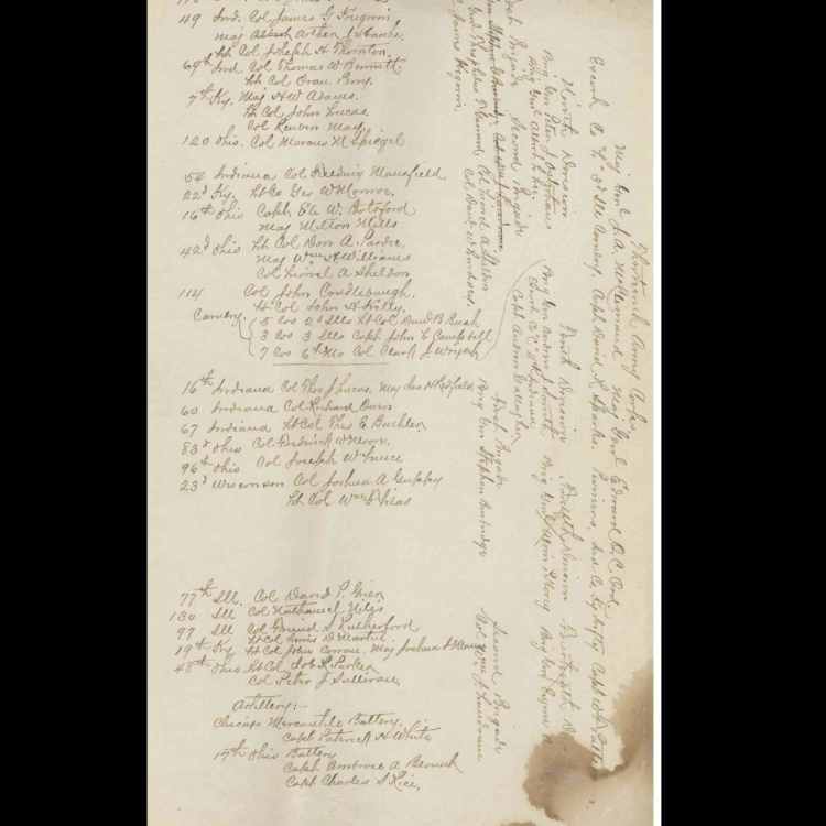 Northeast Ohio and the Civil War: Primary Source Manuscripts