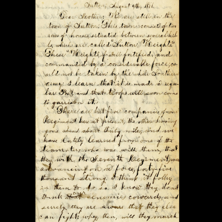 Northeast Ohio and the Civil War: Primary Source Manuscripts