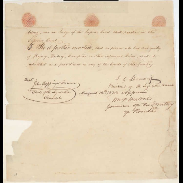 Selected Documents Collection (State Library and Archives of Florida)