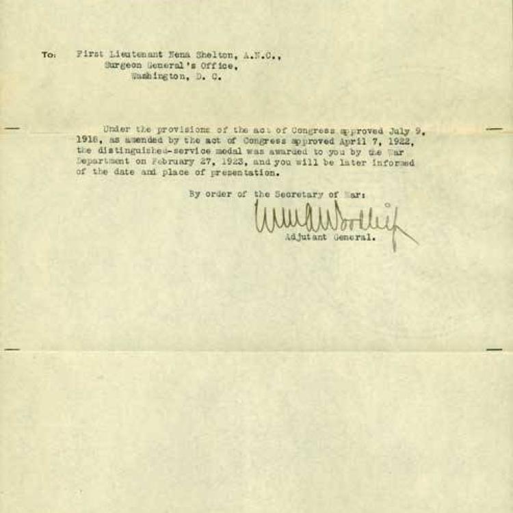Nena Shelton Papers