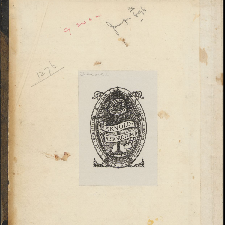 Arnold Arboretum Horticultural Library: Field Collection Books