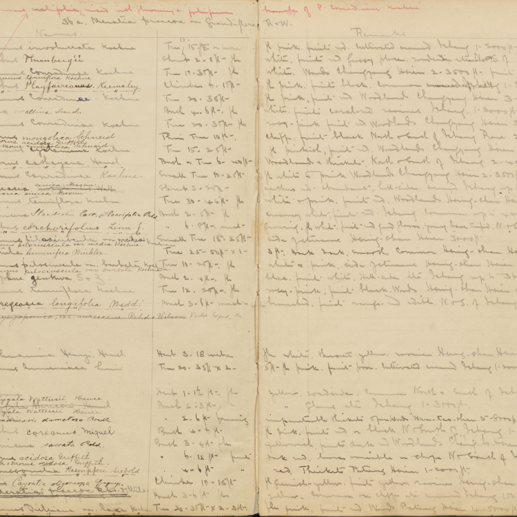 Arnold Arboretum Horticultural Library: Field Collection Books