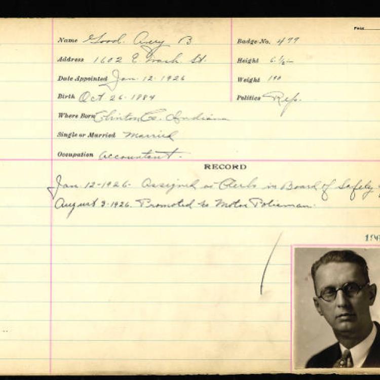 Indianapolis Metropolitan Police Department Collection