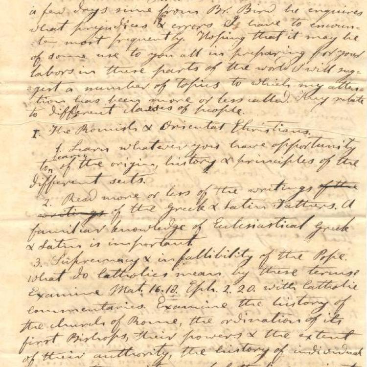 Pliny Fisk - Journals & Letters