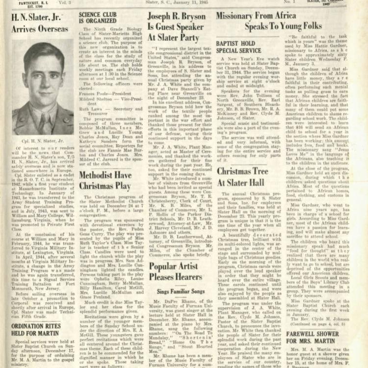 Slater News