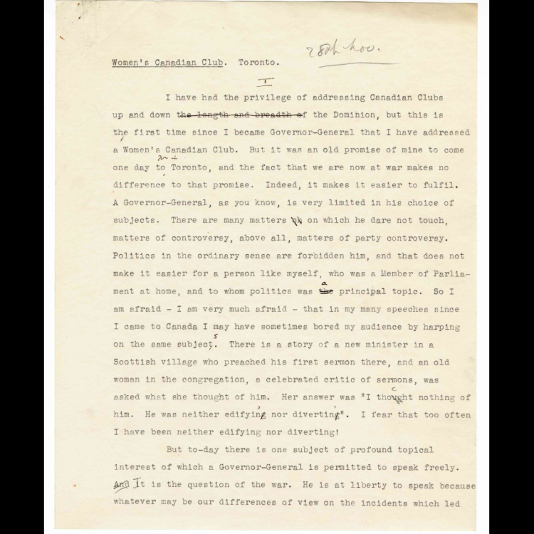 John Buchan fonds