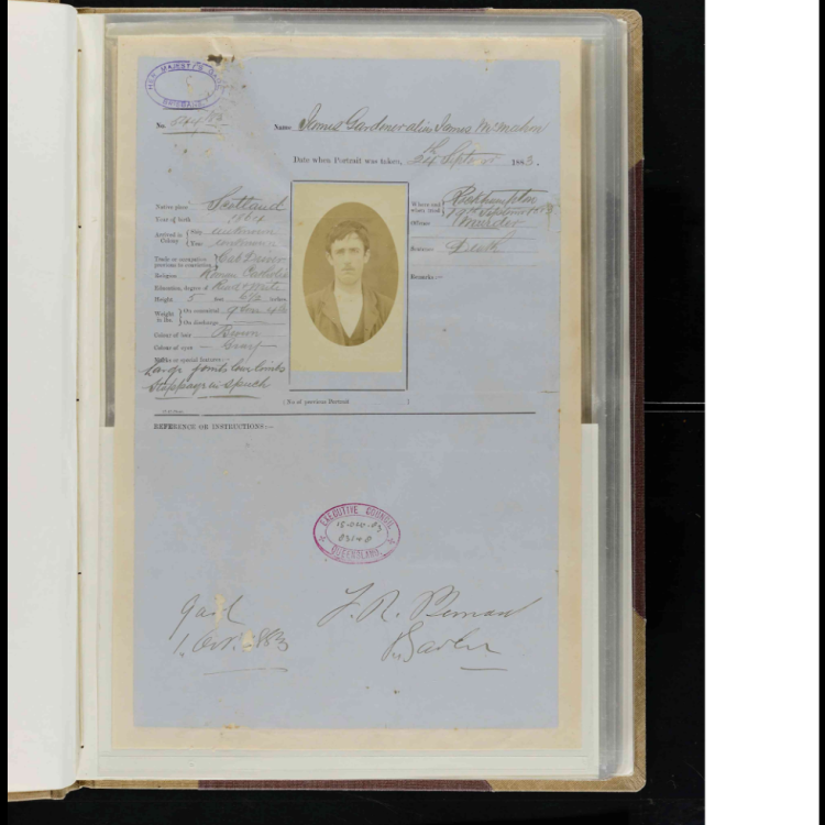 Photographic records, descriptions and criminal histories of prisoners - HM Gaol/Prison, Brisbane (Boggo Road)