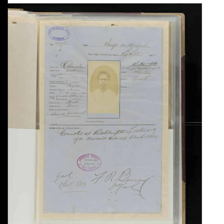 Photographic records, descriptions and criminal histories of prisoners - HM Gaol/Prison, Brisbane (Boggo Road)