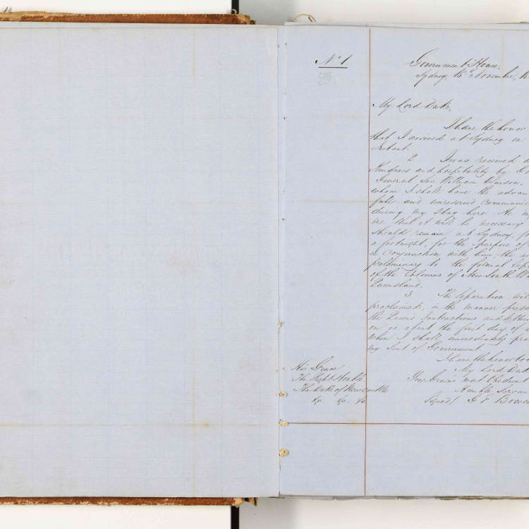 Queensland's Founding Documents: Letterbooks of the Governor of Queensland from 1859