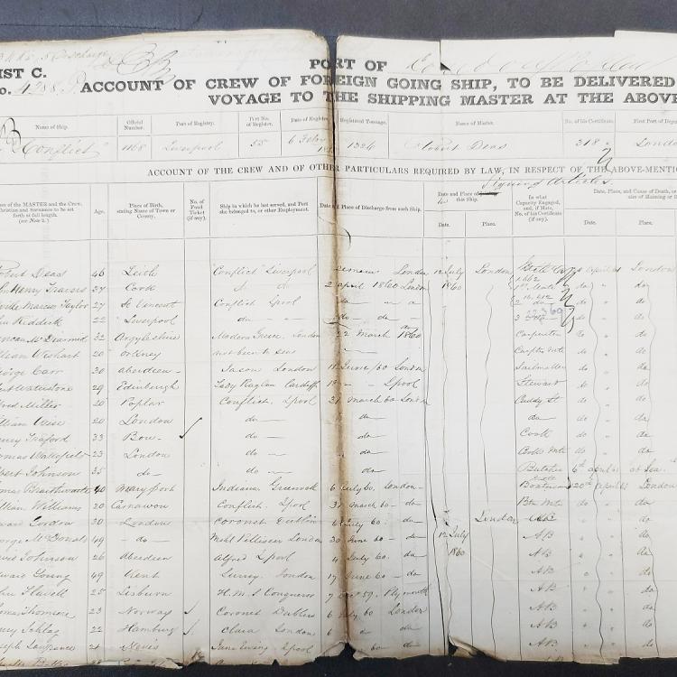 Merchant Navy Certificates of Service: Registers of Certificates of Service, Masters and Mates, Foreign Trade